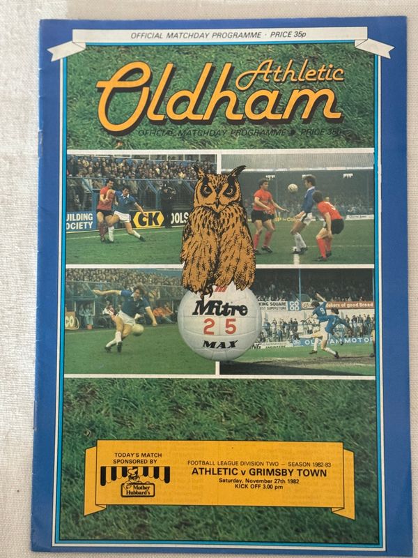 Oldham v Grimsby Town - 27/11/82