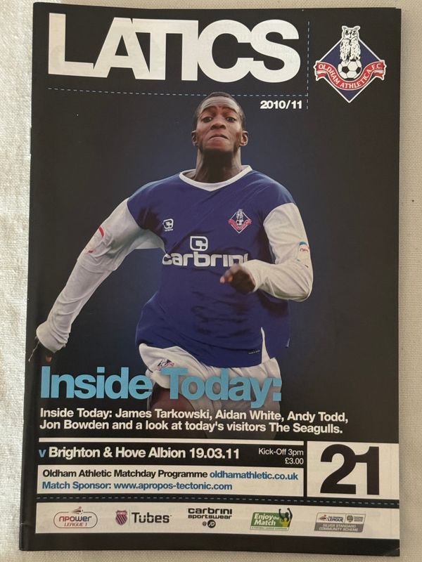 Oldham v Brighton - 19/3/11