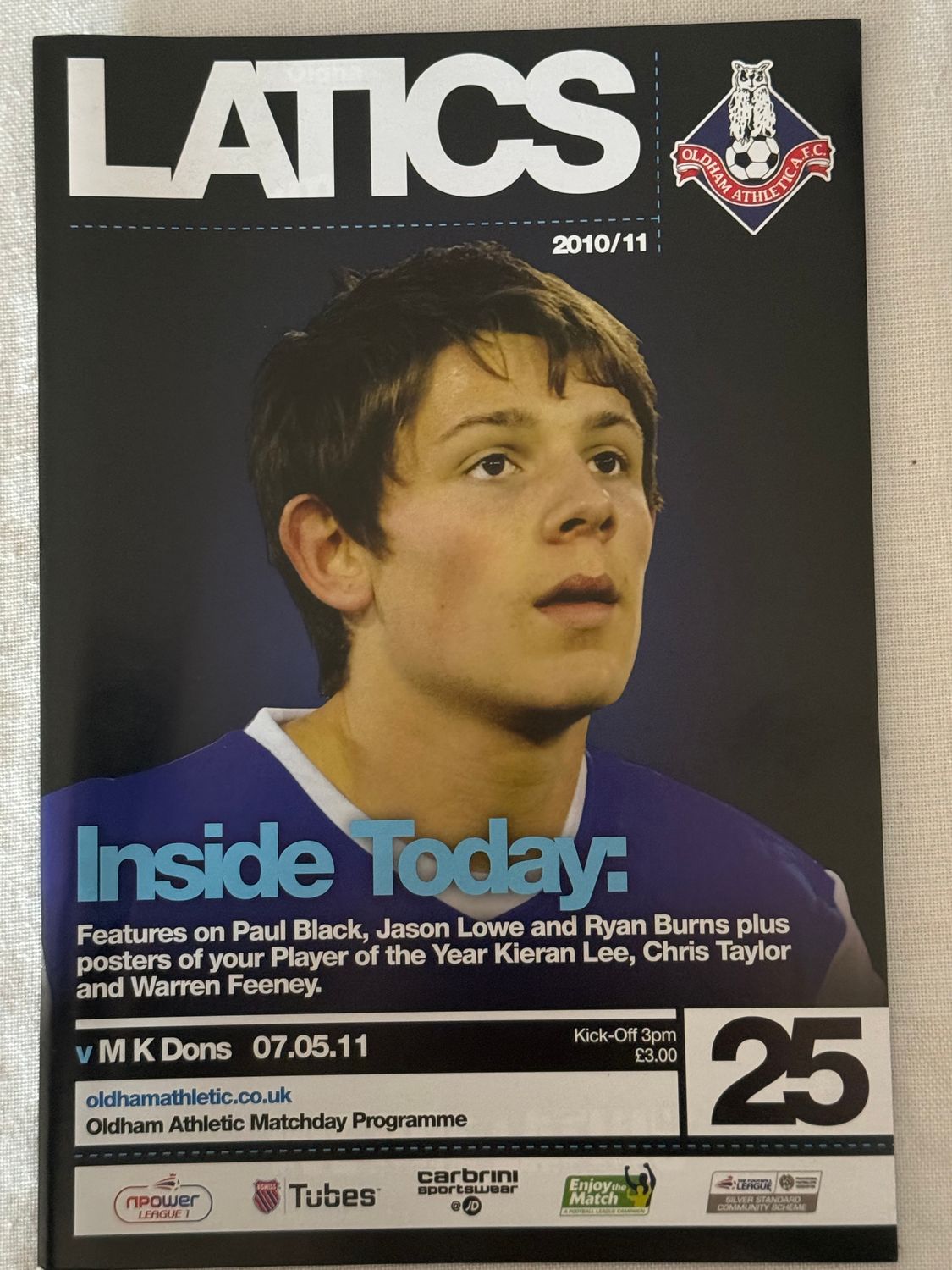Oldham v MK Dons - 7/5/11