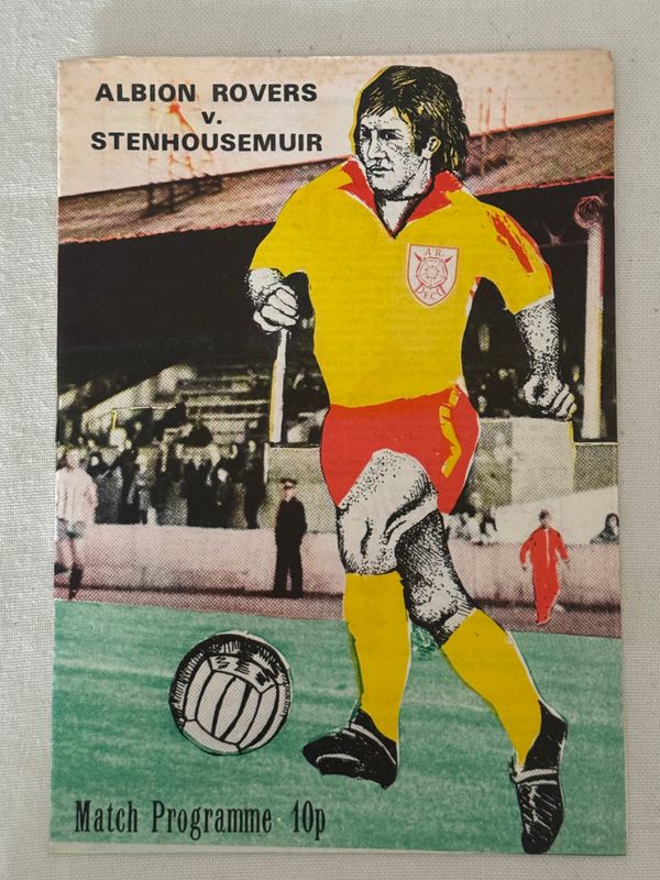 Albion Rovers v Stranraer -27/8/77