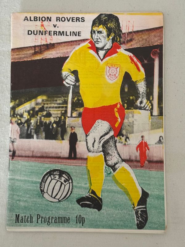 Albion Rovers v Dunfermline -4/12/76