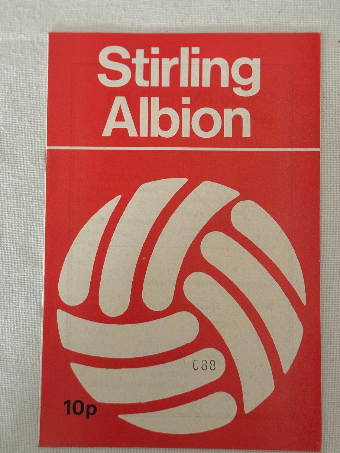 Stirling Albion v Clyde - 2/10/76