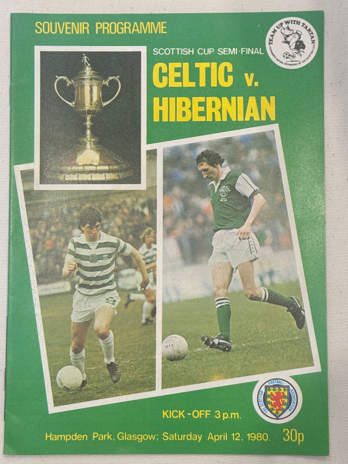 Celtic v Hibernian- 12/4/80