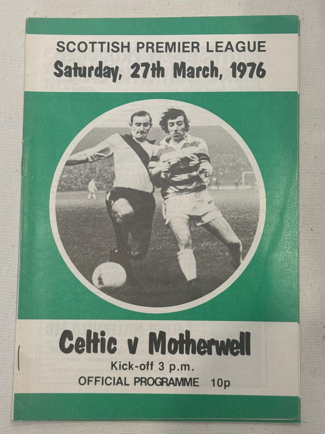 Celtic v Motherwell- 27/3/76