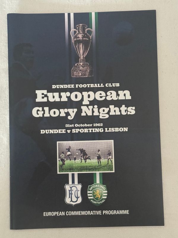 Dundee v Sporting Lisbon - European Commemorative Issue
