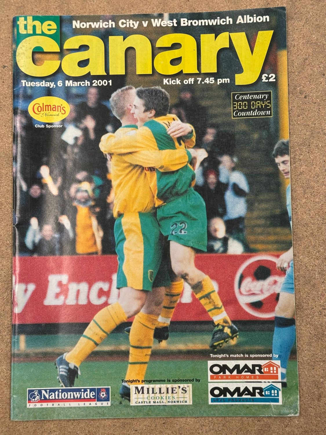 Norwich City v WBA - 6/3/01