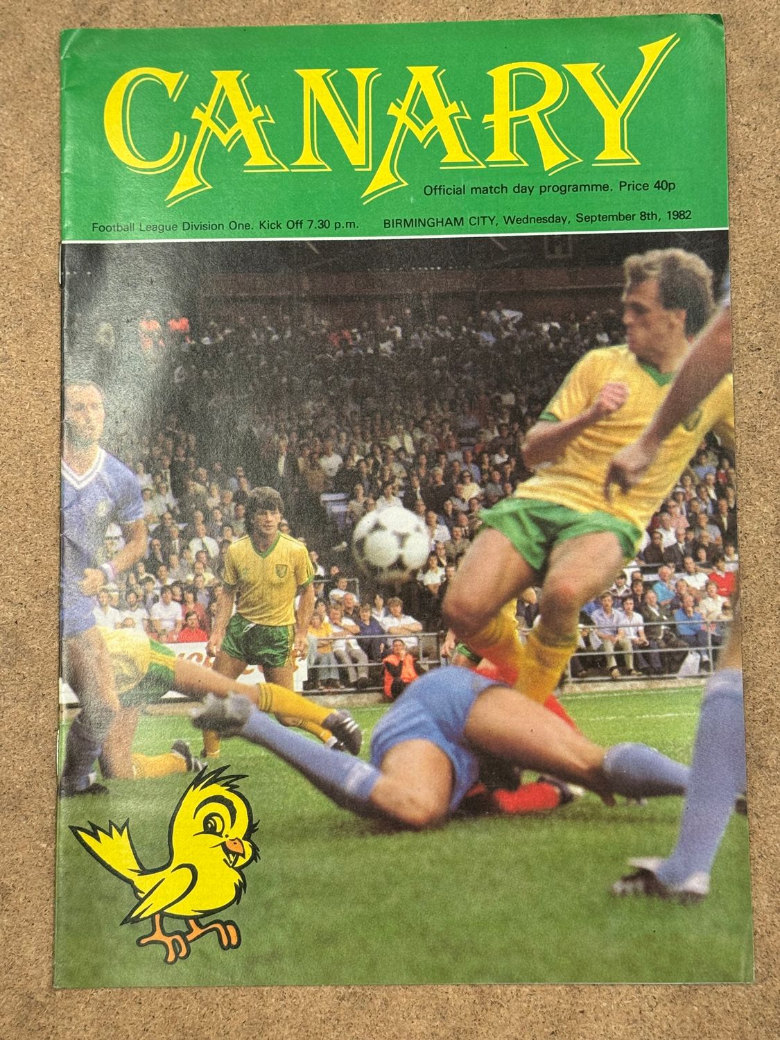 Norwich City v Birmingham City - 8/9/82