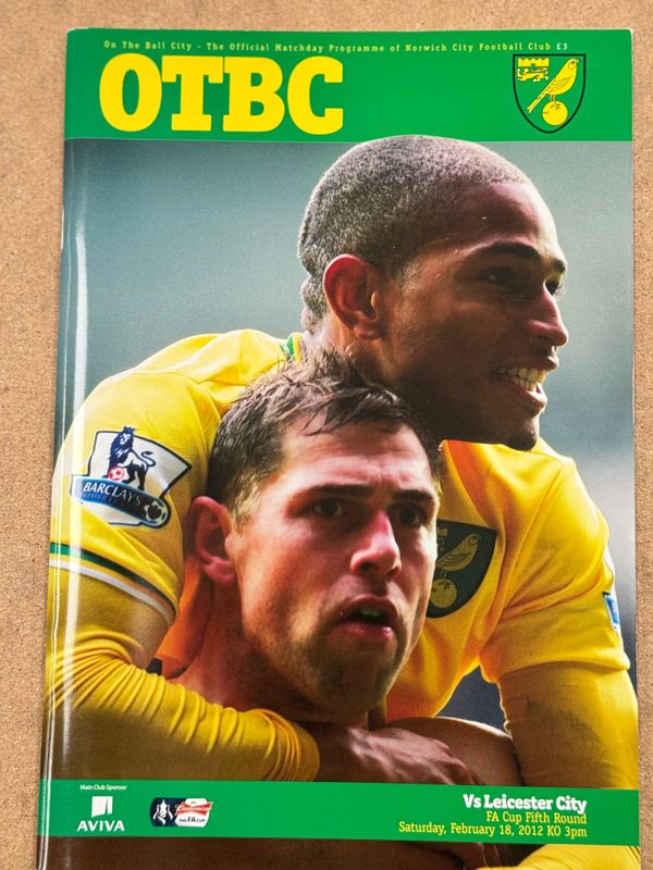 Norwich City v Leicester City - 18/2/12