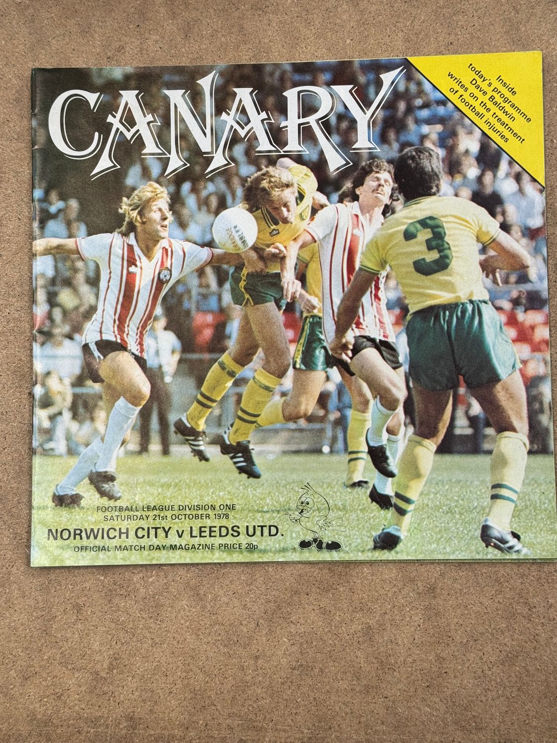 Norwich City v Leeds United - 21/10/78