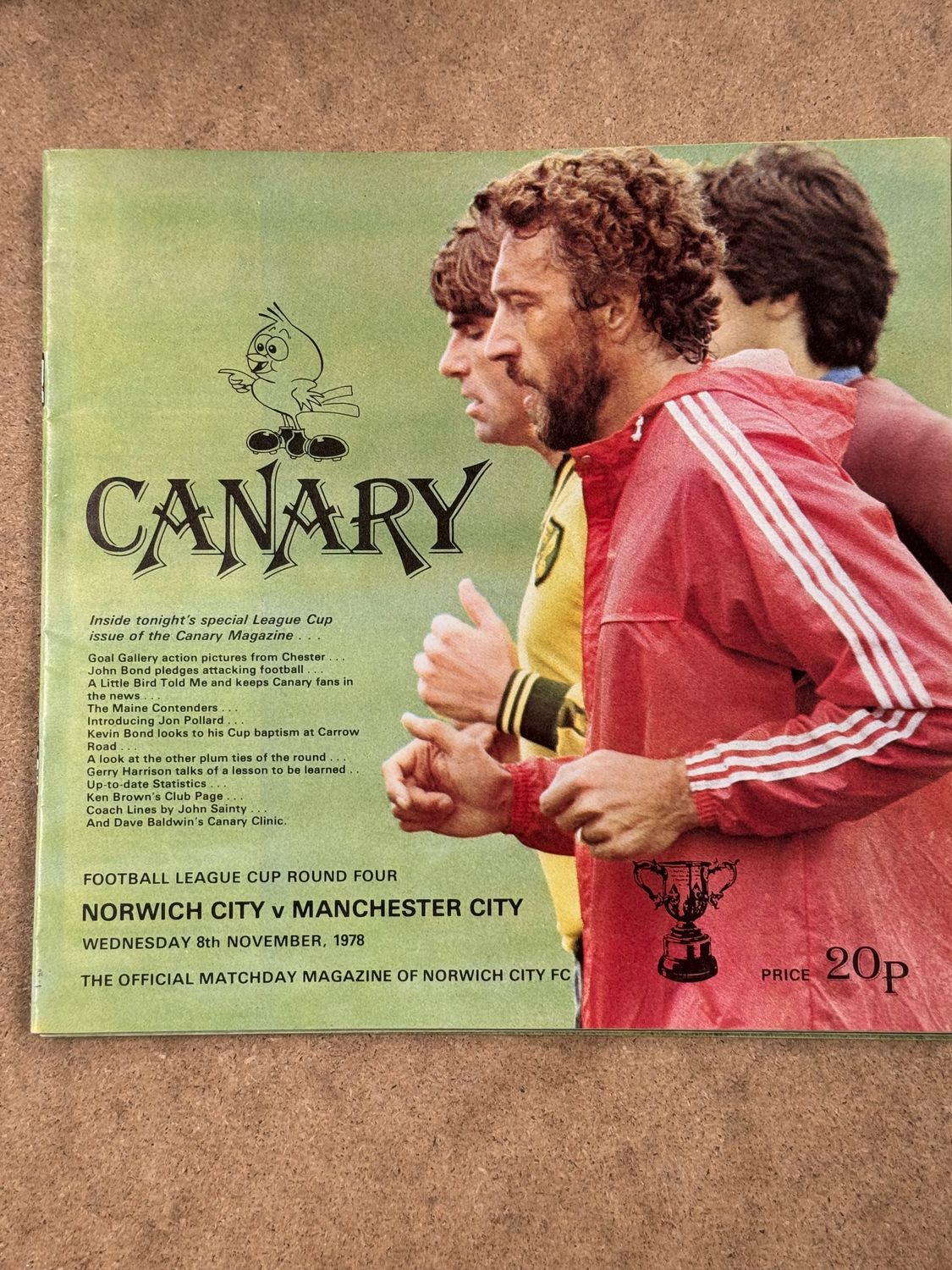 Norwich City v Manchester City - 8/11/78