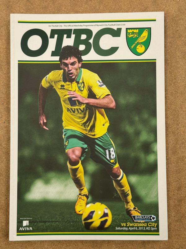 Norwich City v Swansea City - 6/4/13