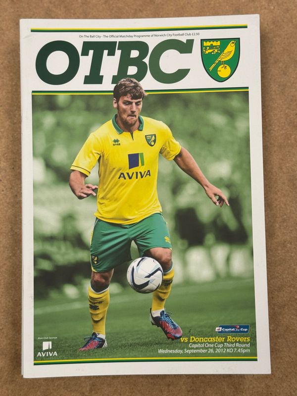 Norwich City v Doncaster Rovers - 26/9/12
