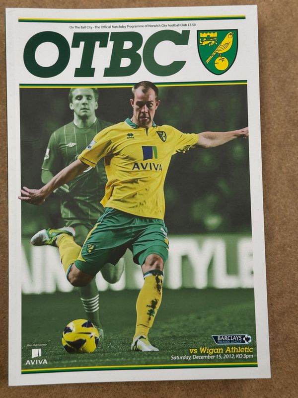 Norwich City v Wigan Athletic - 15/12/12