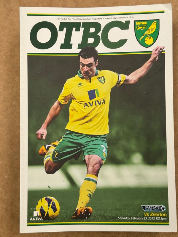 Norwich City v Everton - 23/2/13