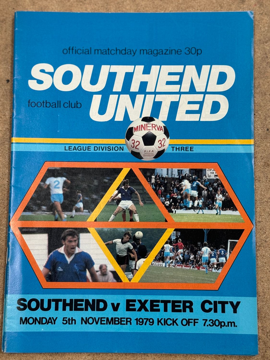 Southend United v Exeter City - 5/11/79