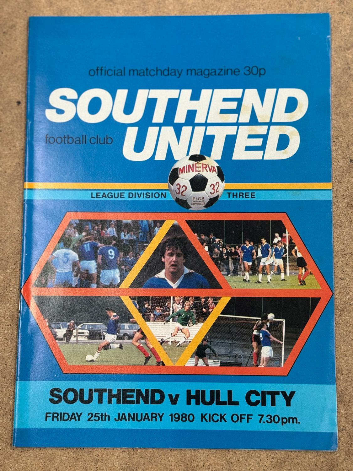 Southend United v Hull City - 25/1/80