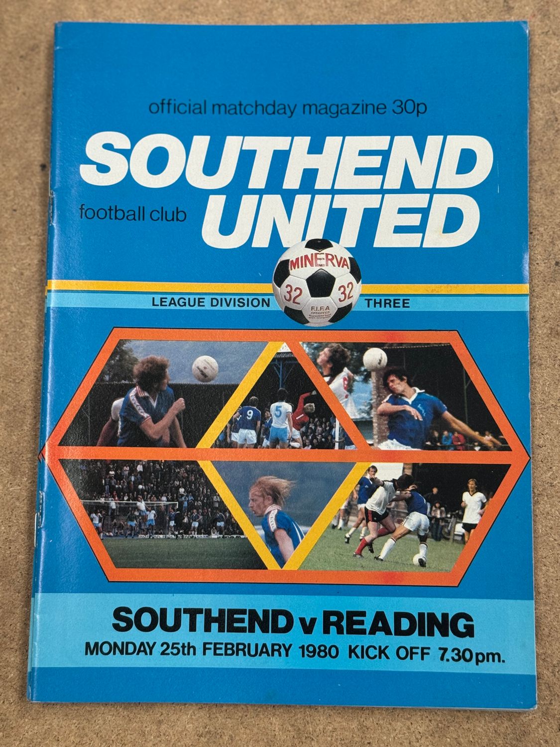 Southend United v Reading  - 25/2/80
