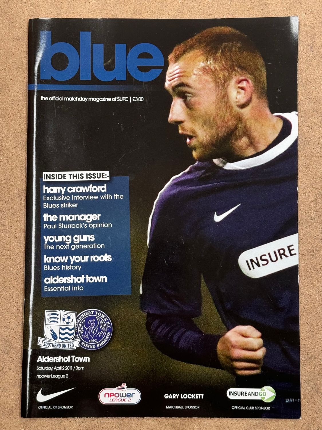 Southend United v Aldershot Town  - 2/4/11