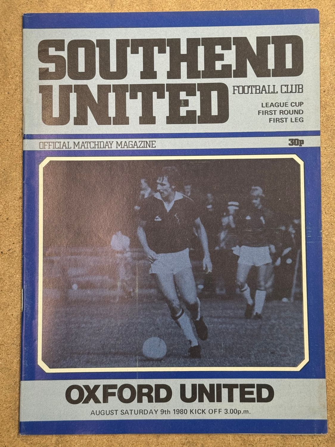 Southend United v Oxford United  - 9/8/80
