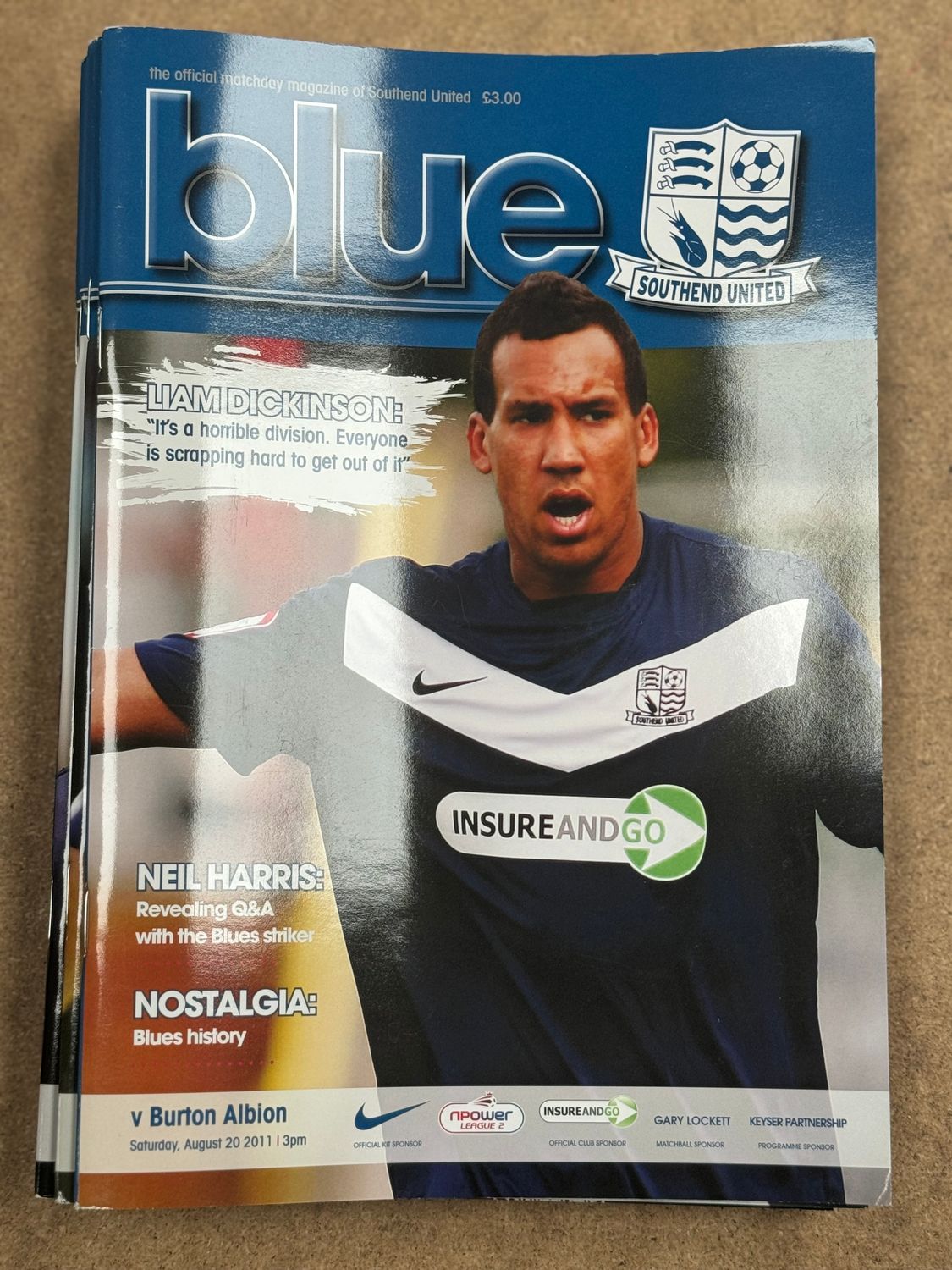 Southend United v Burton Albion - 20/8/11