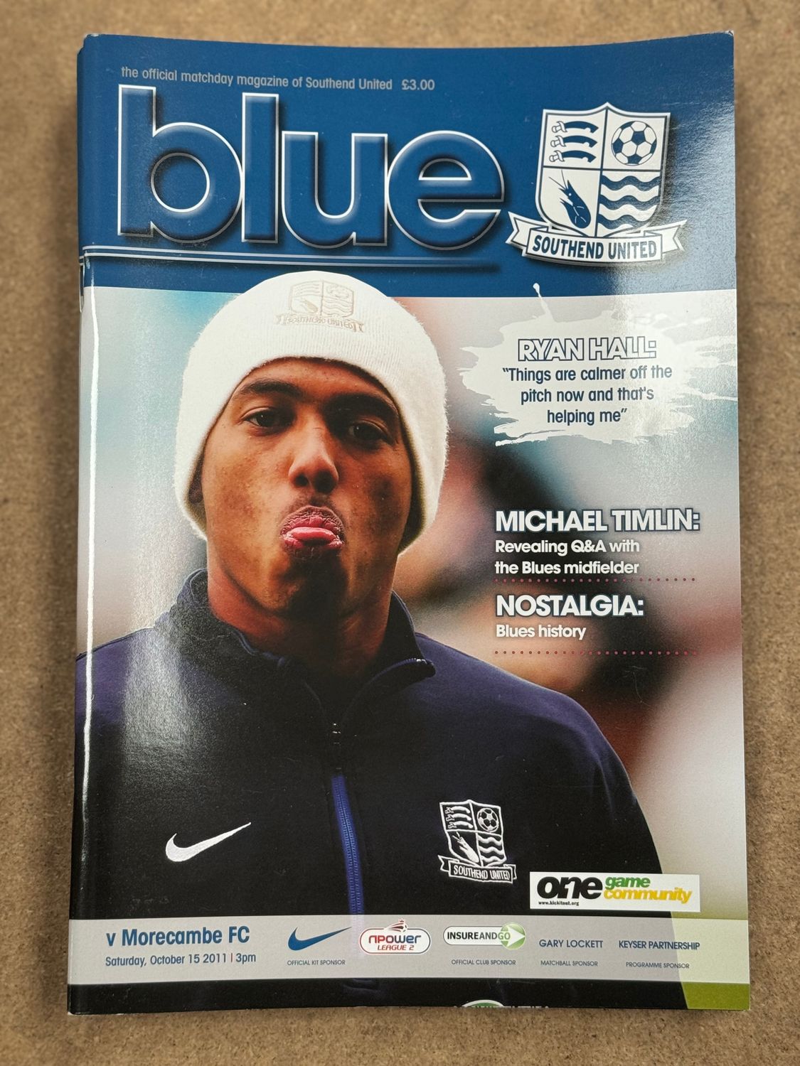 Southend United v Morecambe - 15/10/11