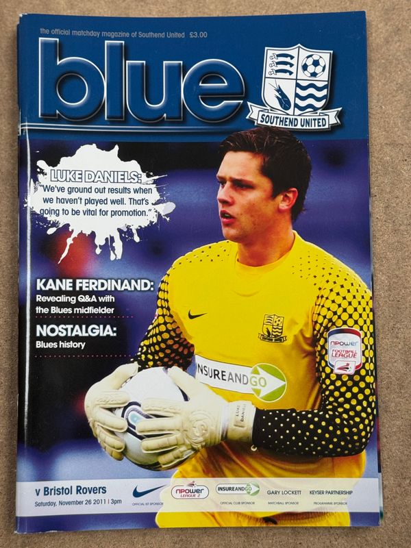 Southend United v  Bristol Rovers - 26/11/11