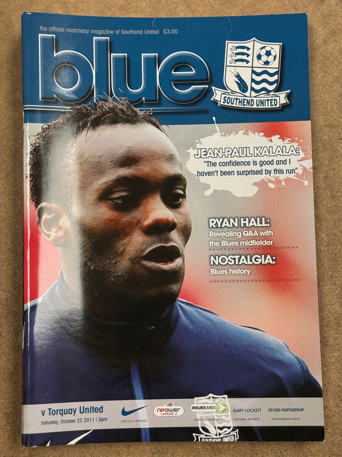 Southend United v Torquay United - 22/10/11