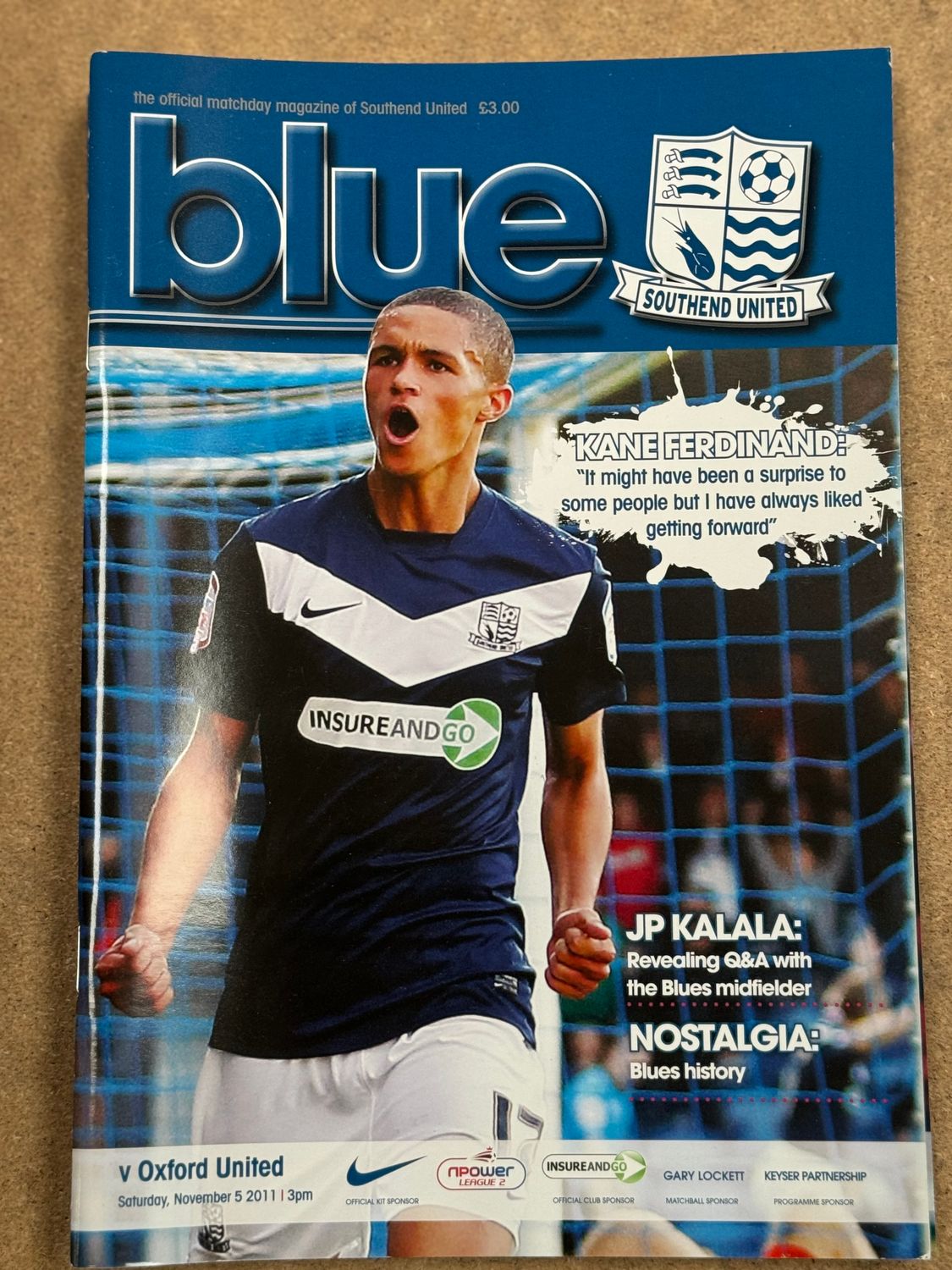 Southend United v Oxford United - 5/11/11