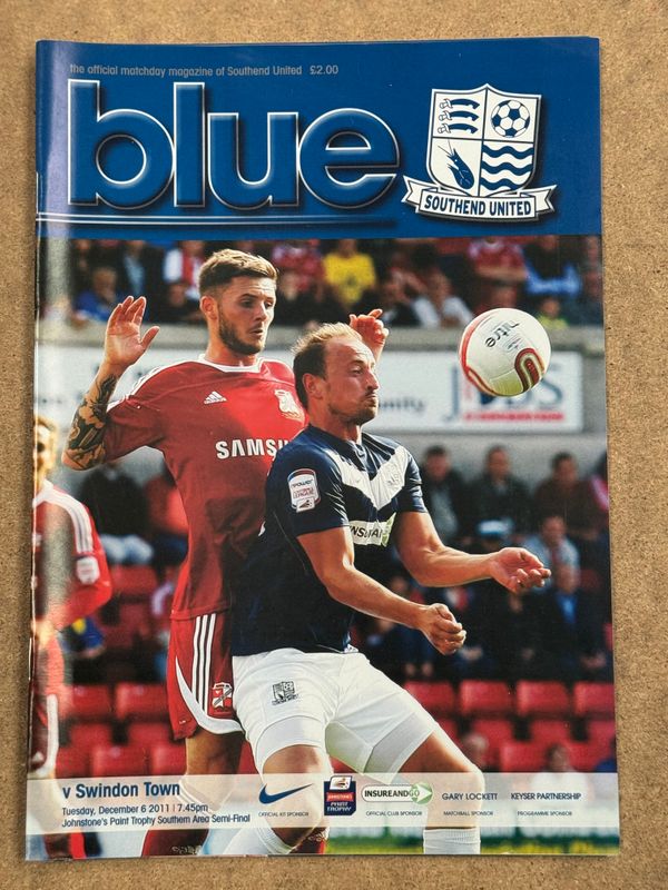 Southend United v  Swindon Town - 6/12/11