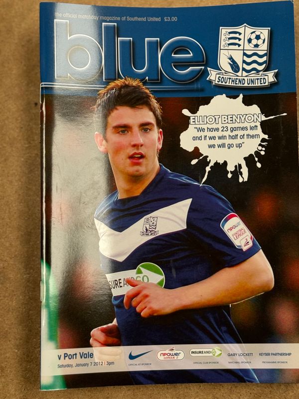 Southend United v  Port Vale - 7/1/12