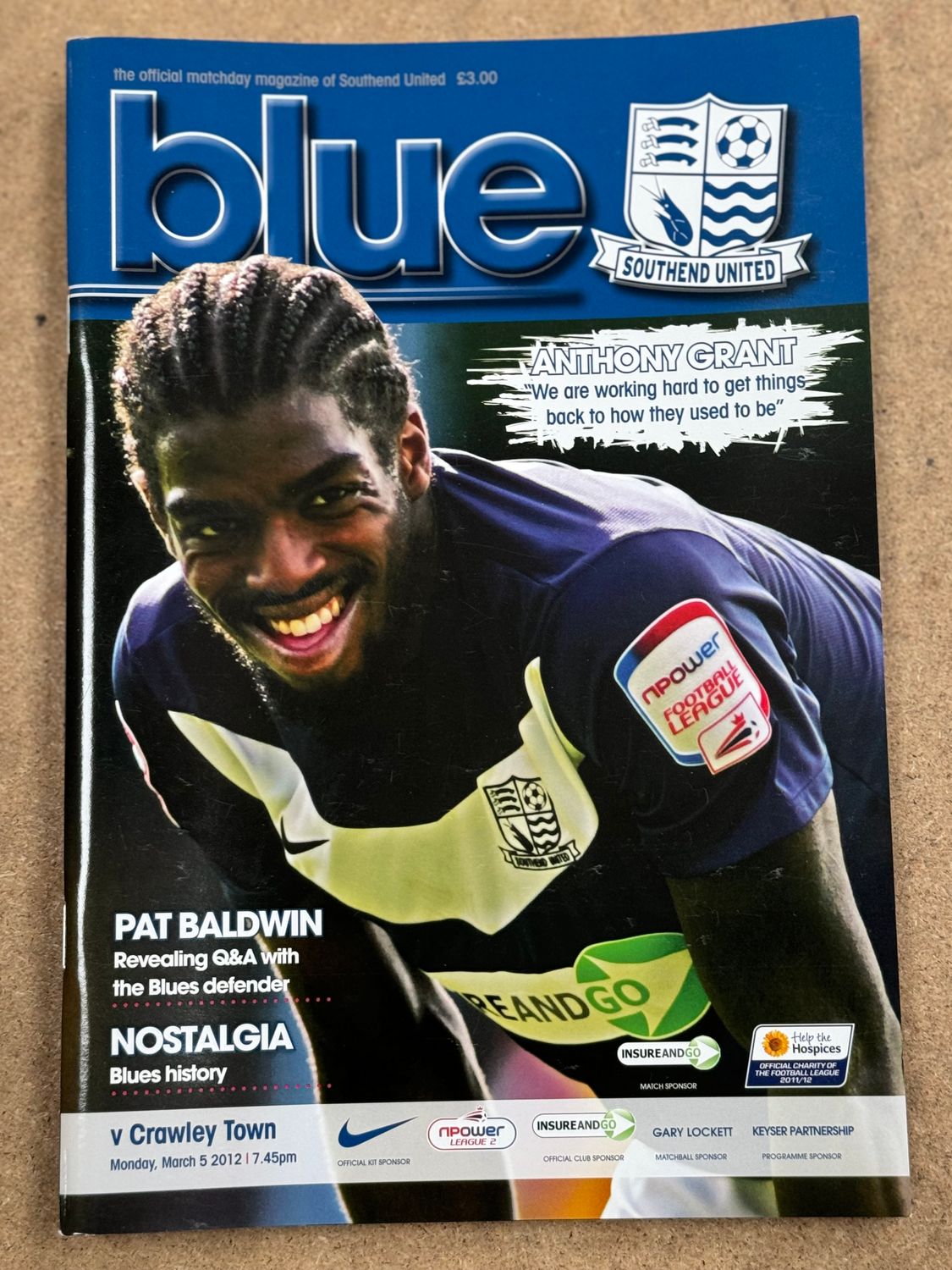 Southend United v  Crawley Town - 5/3/12