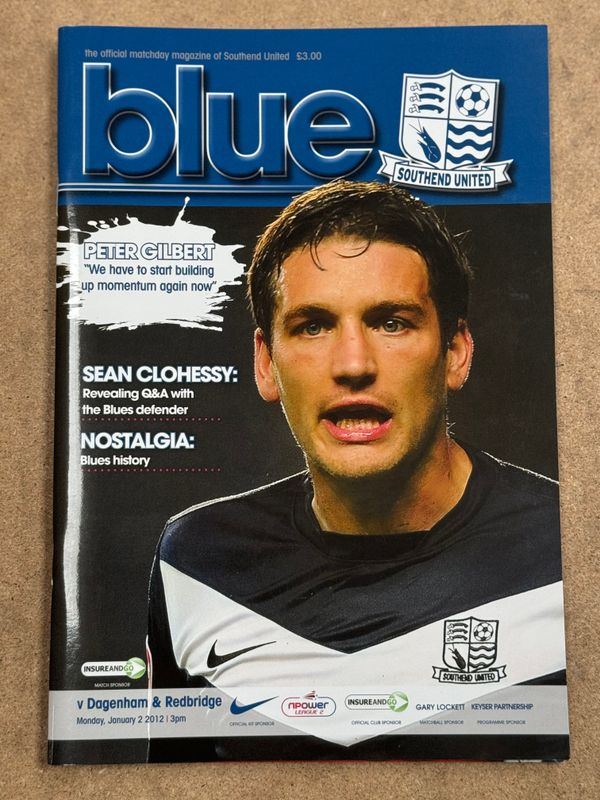 Southend United v  Dagenham and Redbridge - 2/1/12