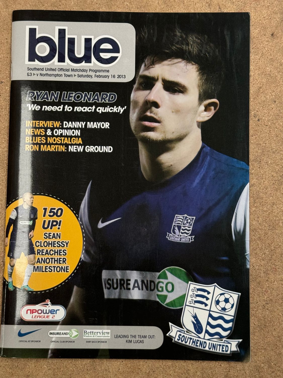 Southend United v  Northampton Town - 16/2/13