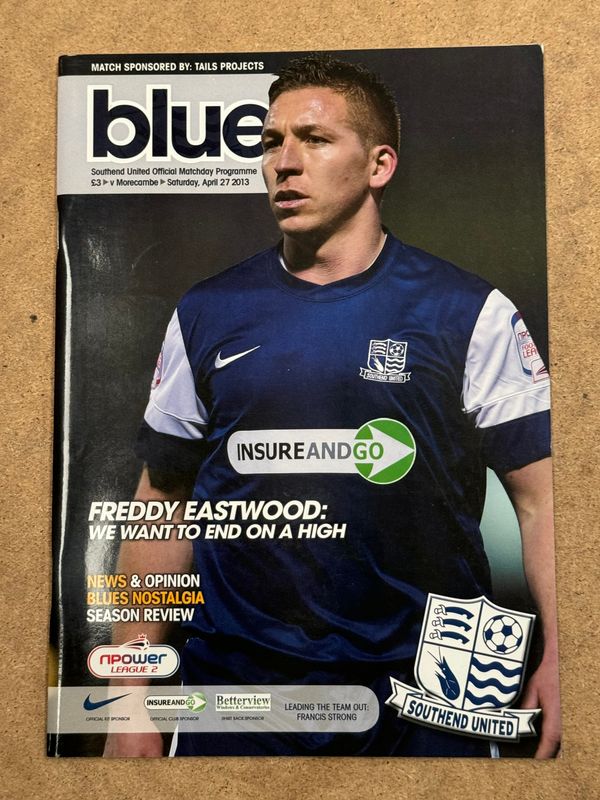 Southend United v  Morecambe - 27/4/13
