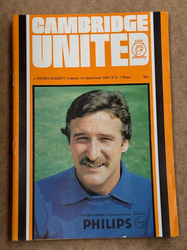 Cambridge United v Derby County  - 1/9/81