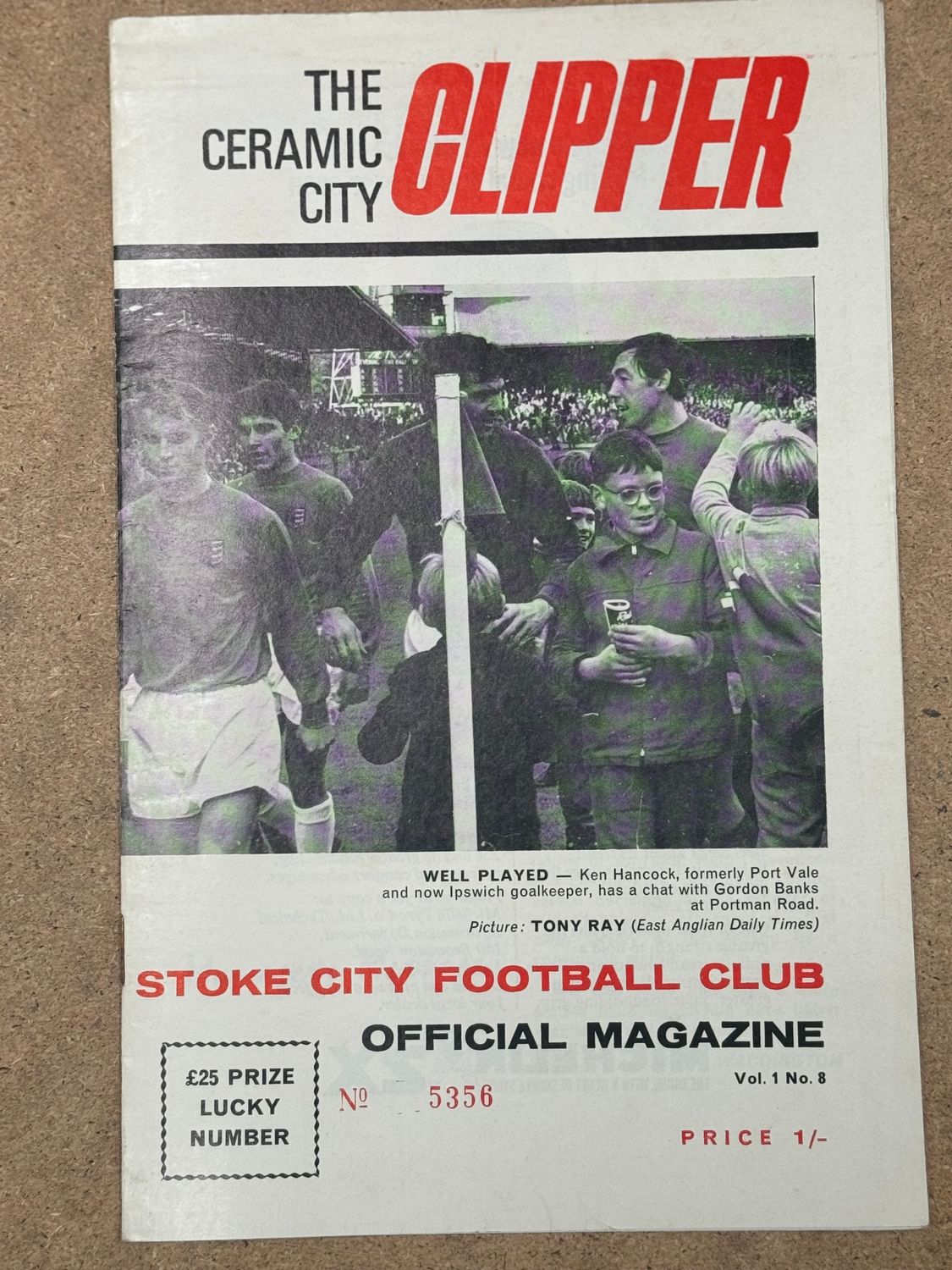 Stoke City v  Burnley  - 12/10/68