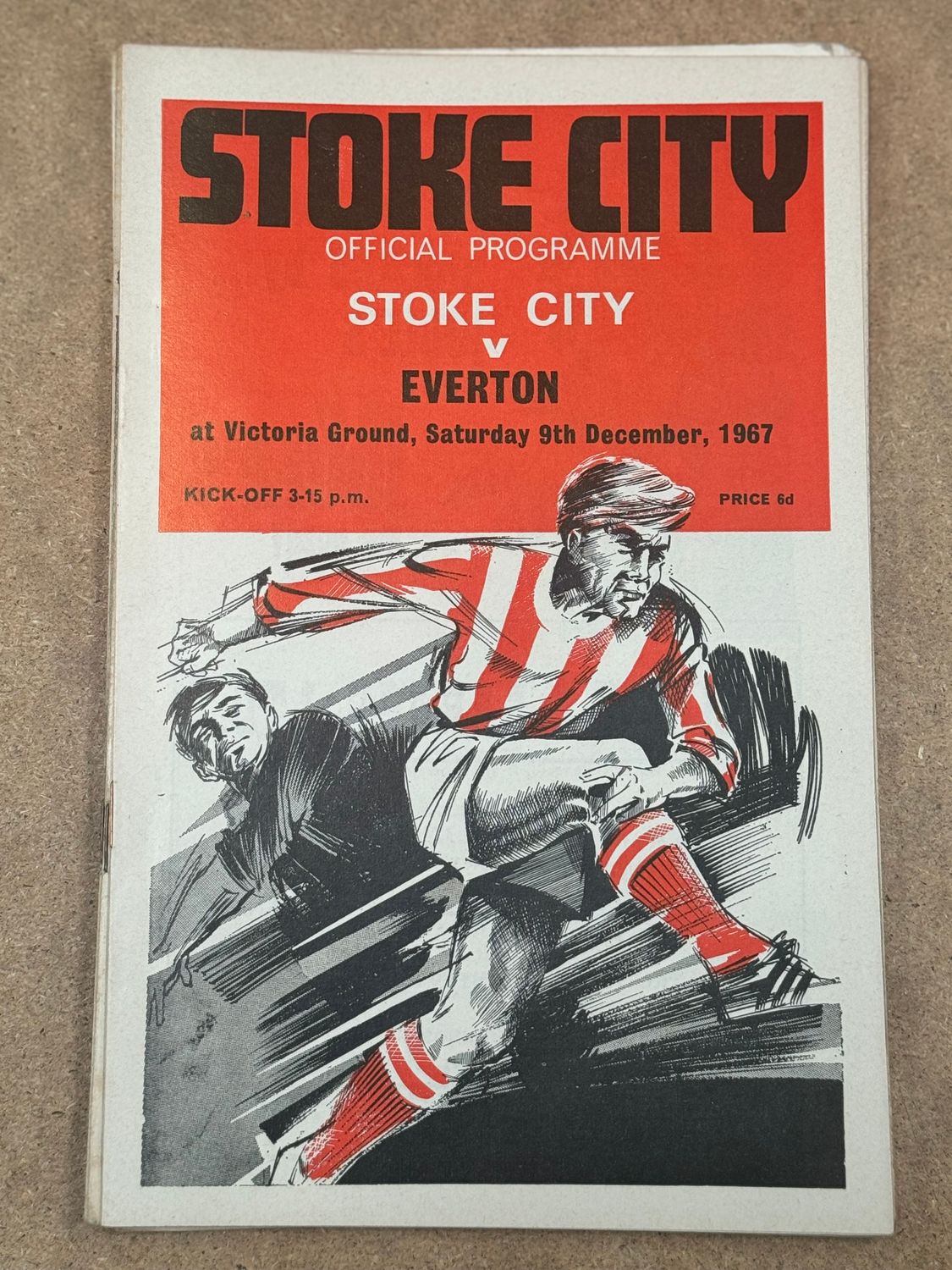 Stoke City v  Everton  - 9/12/67