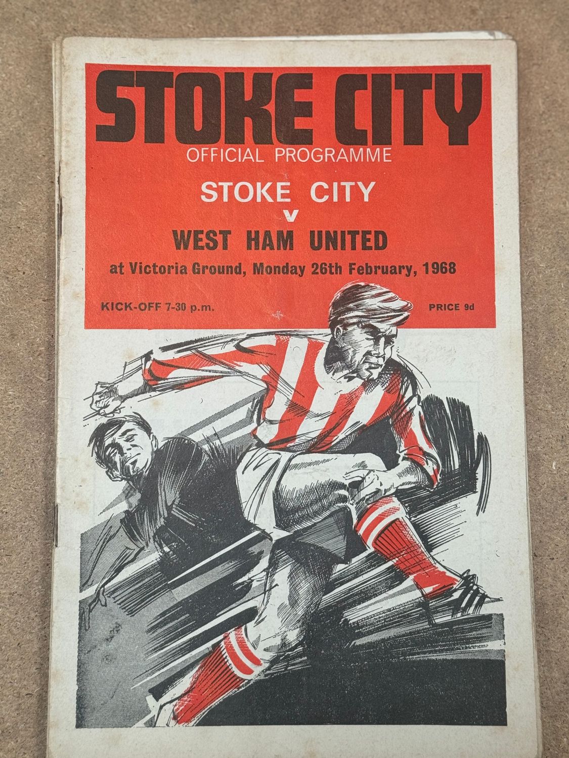 Stoke City v  West Ham United  - 26/2/68