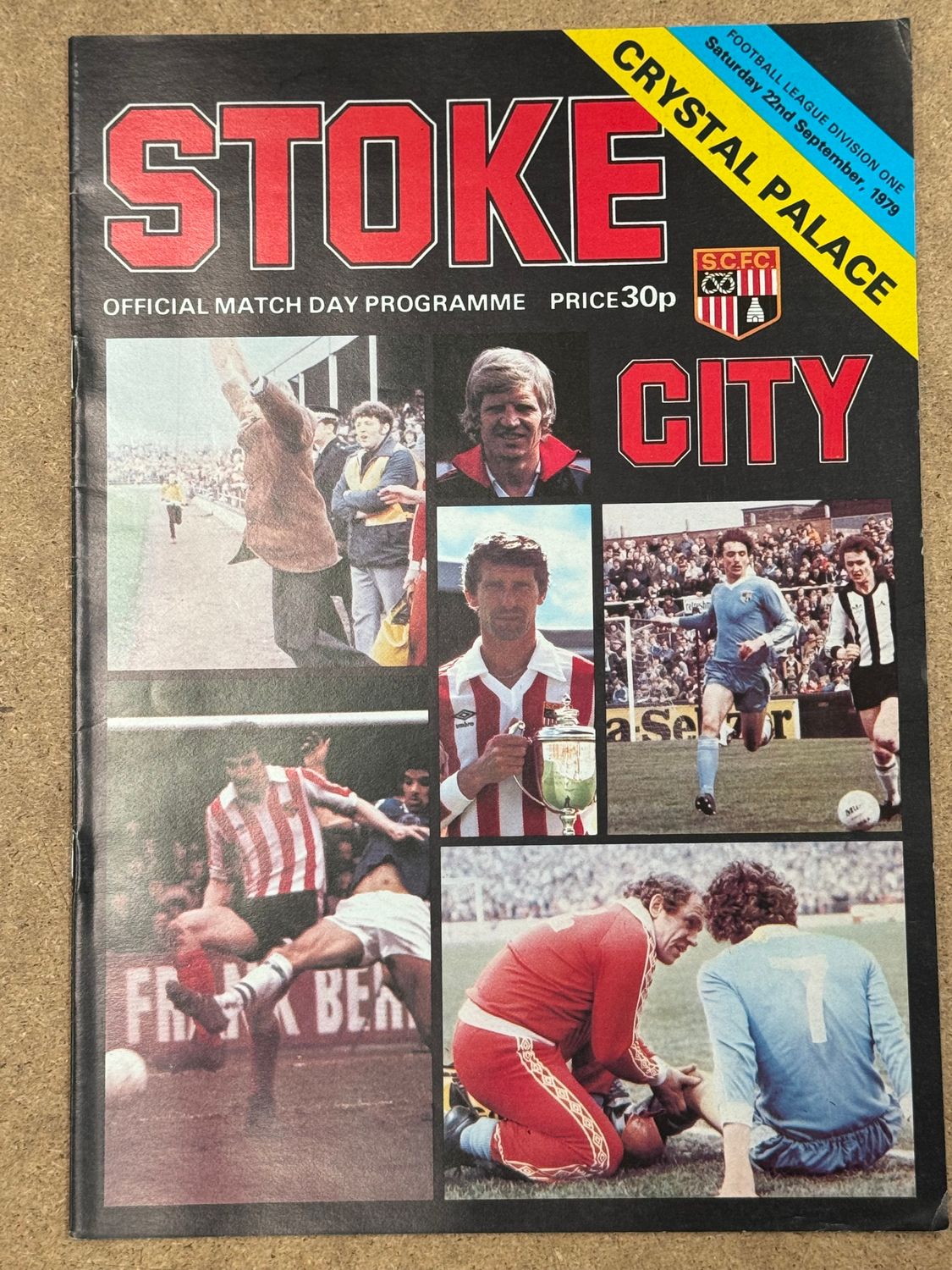 Stoke City v  Crystal Palace  - 22/9/79