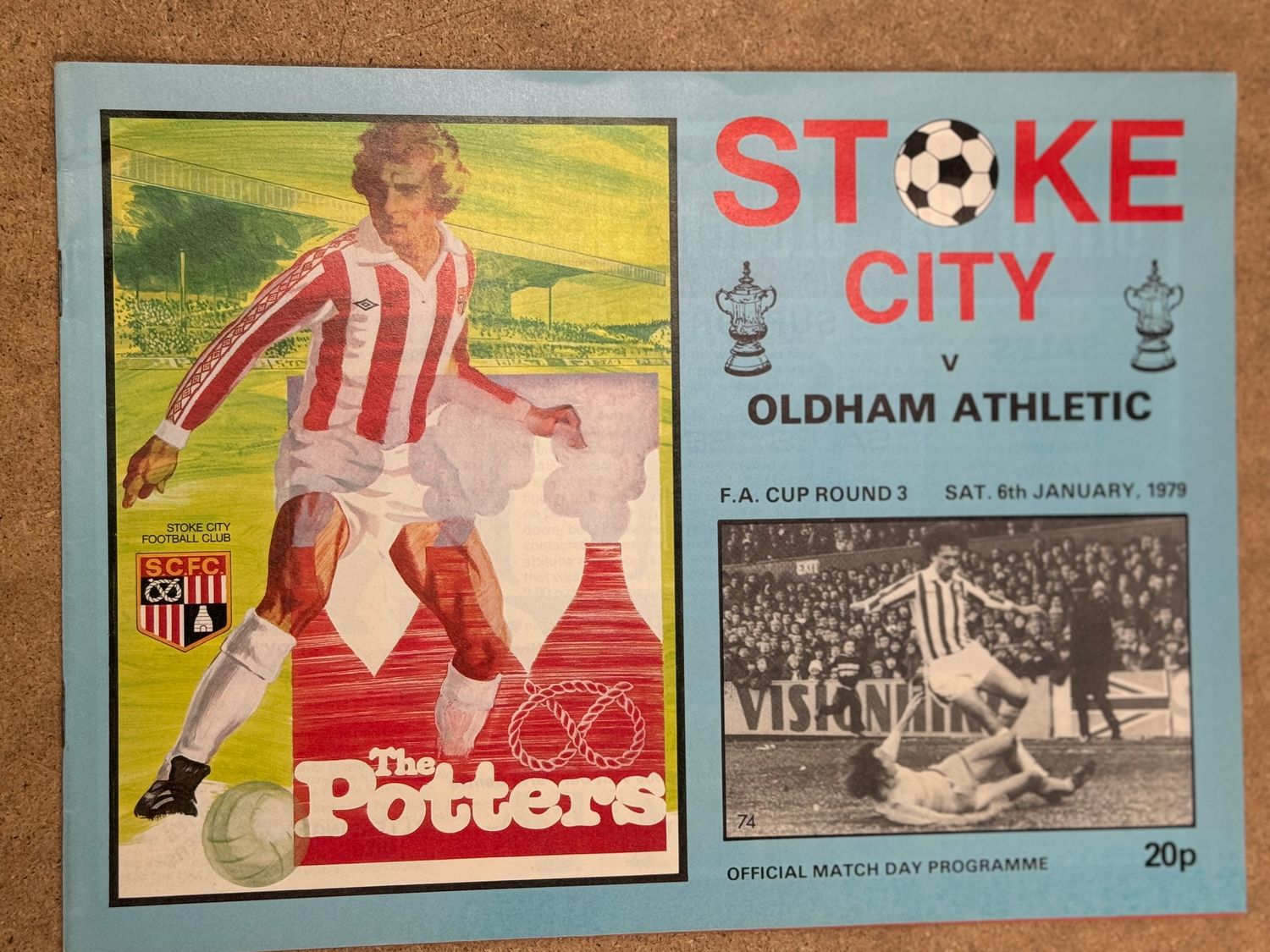 Stoke City v  Oldham Athletic  - 6/1/79