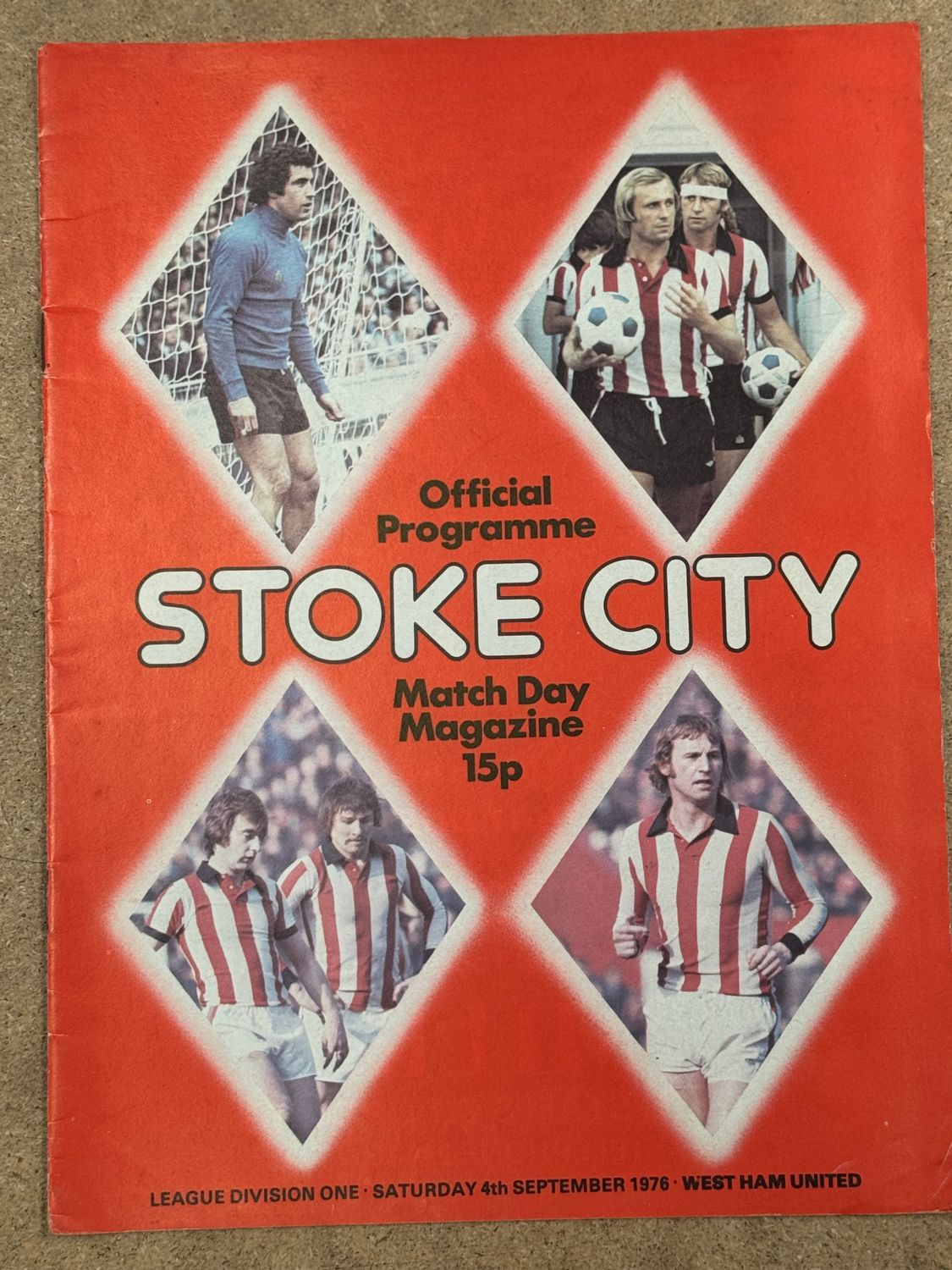 Stoke City v  West Ham United - 4/9/76