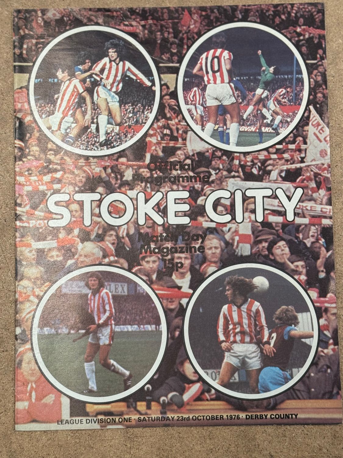 Stoke City v  Derby County - 23/10/76