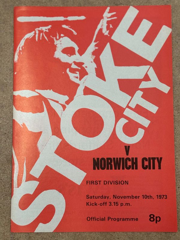 Stoke City v  Norwich City - 10/11/73