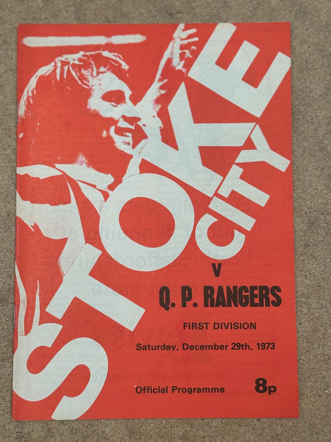 Stoke City v  QPR - 29/12/73
