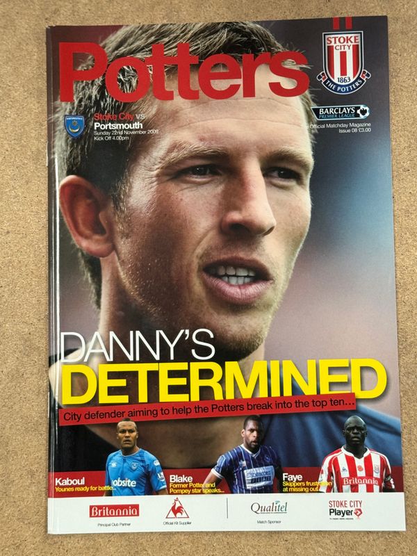 Stoke City v  Portsmouth - 22/11/09