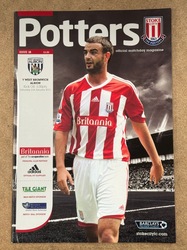Stoke City v  WBA - 21/1/12