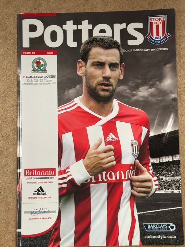 Stoke City v  Blackburn Rovers - 26/11/11