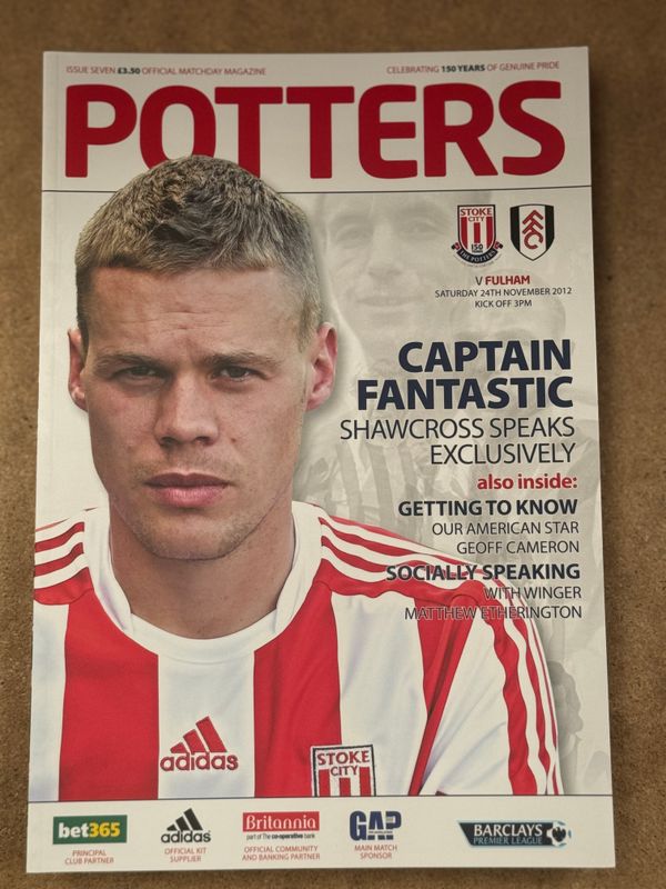 Stoke City v Fulham - 24/11/12