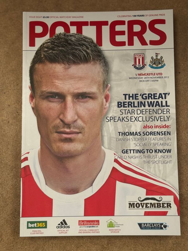 Stoke City v Newcastle United - 28/11/12