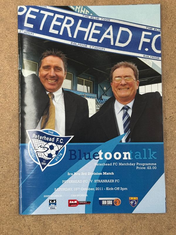 Peterhead v Stranraer - 15/10/11